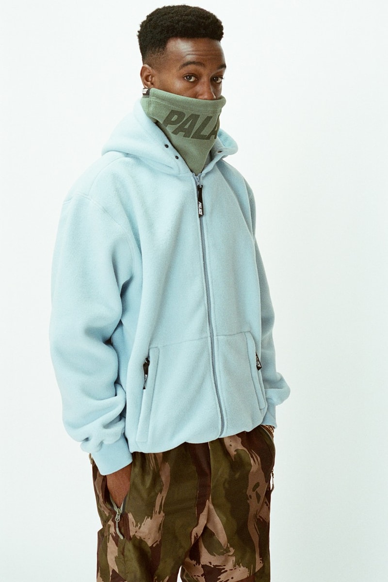palace london brand holiday collection jackets t-shirts sweaters hats 