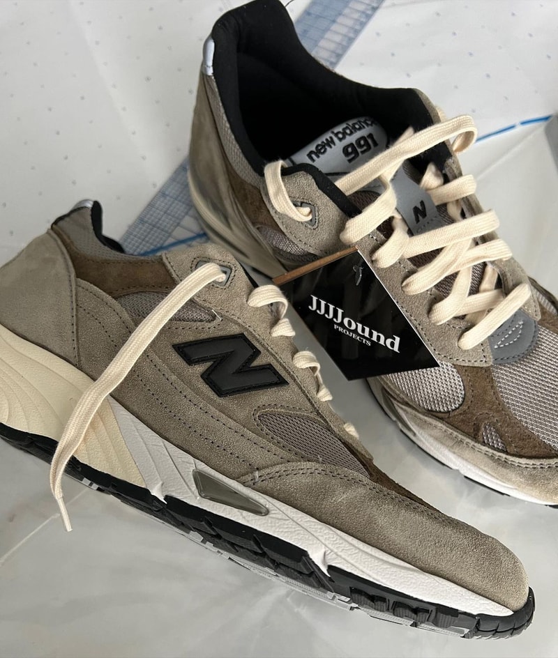 JJJJound New Balance 991 Collaborations On-Foot Images Release Date Info