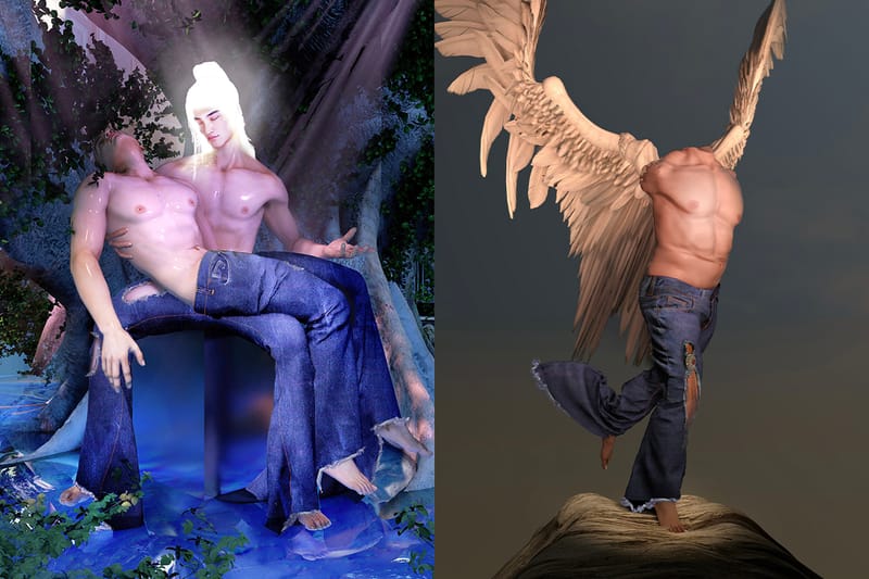 JORDANLUCA Remagines Michelangelo's Statues in FW22 Campaign