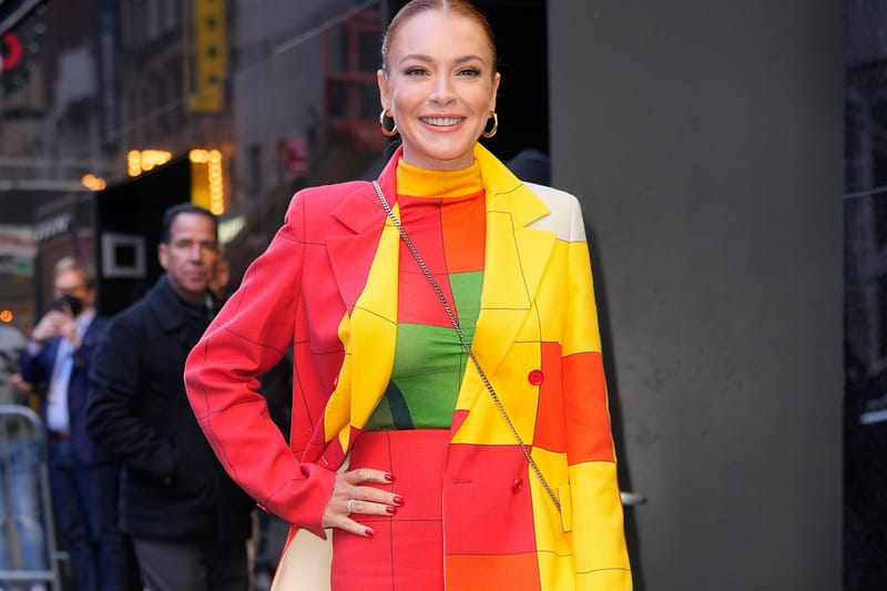 Lindsay Lohan Teams up With Law Roach on a Buzzy Fashion Moment