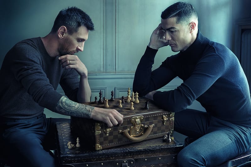 Cristiano Ronaldo and Lionel Messi Play Chess in New Louis Vuitton Campaign