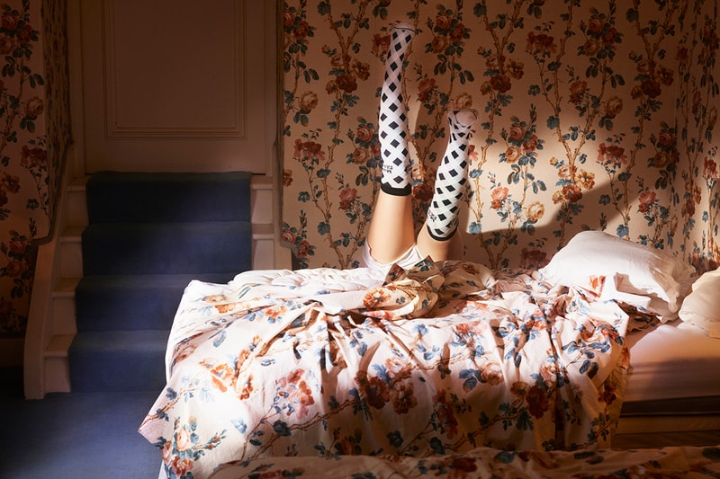 Maison Kitsuné olympia le-tan fall winter collection collaboration dresses sweaters skirts accessories 