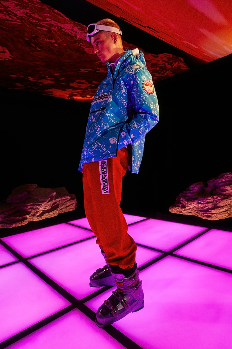 fiorucci napapijri collab jackets ski puffer 