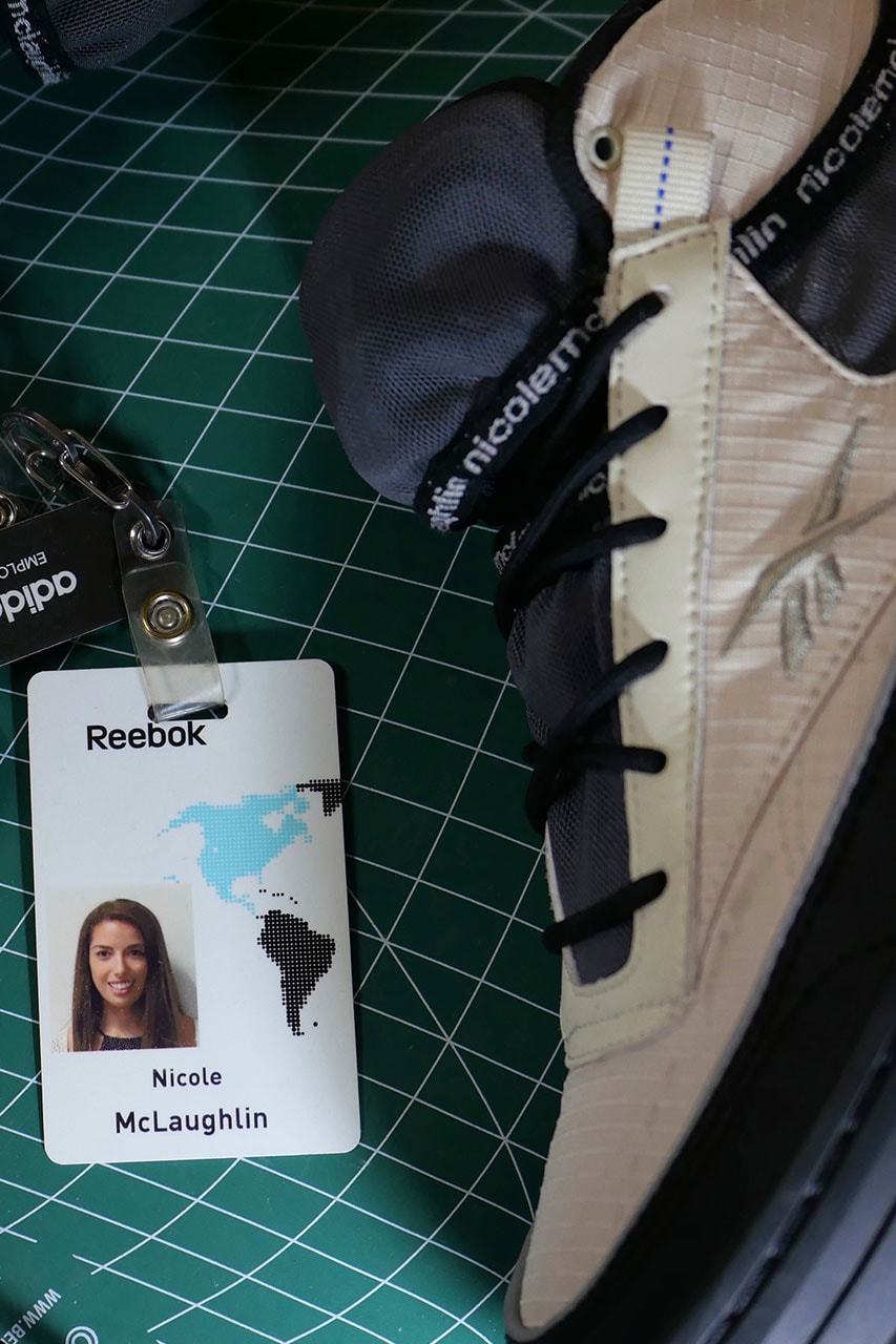 Nicole McLaughlin Reebok Club C Geo Mid Collaboration Upcycling Designer 