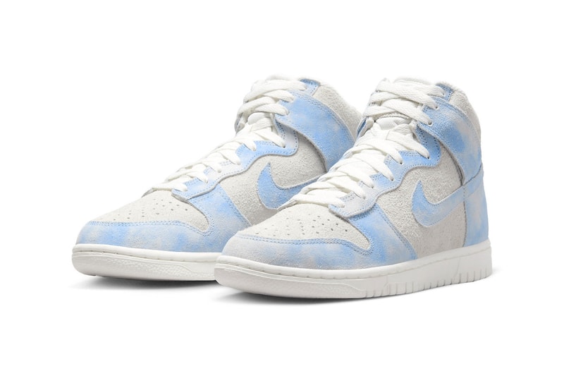 Nike Dunk High "Clouds" Images, University Blue Sail Release Date Info