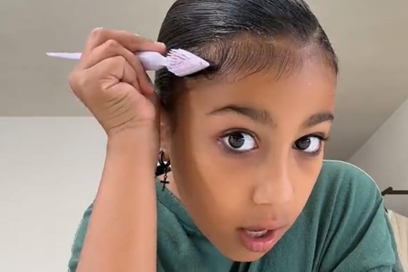 Here's the $3 USD Hair Product North West Uses to Style Her Ponytail