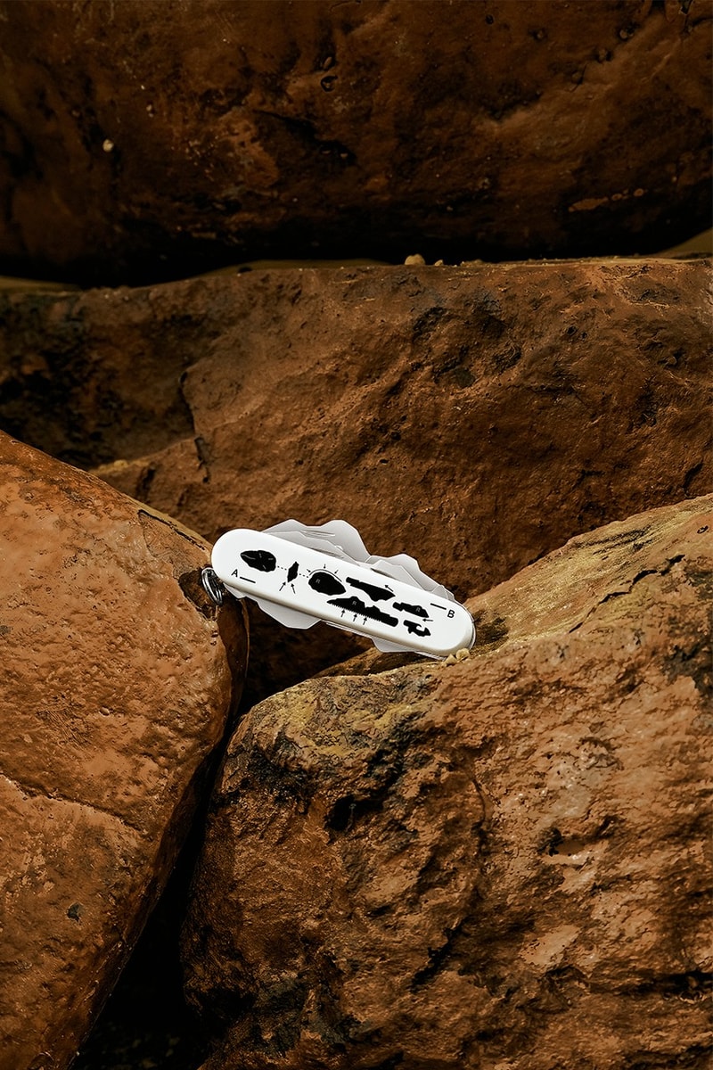 Off-White POST ARCHIVE FACTION Victorinox Helinox Virgil Abloh Collaboration Equipment Release