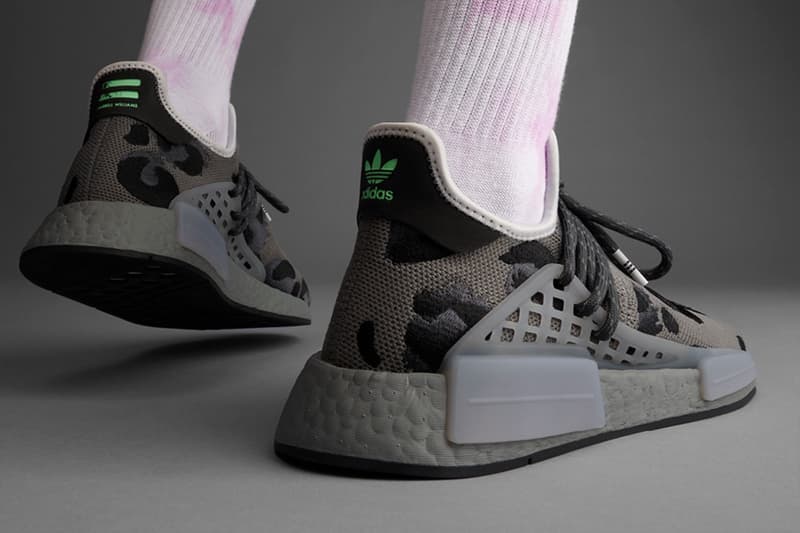 Pharrell x adidas Hu NMD Animal Print "Grey" | Hypebae