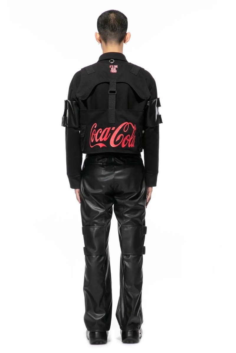 coca-cola private policy new york fall winter 2022 sporty mini capsule collaboration sherpa vests technical vests graphic t-shirts