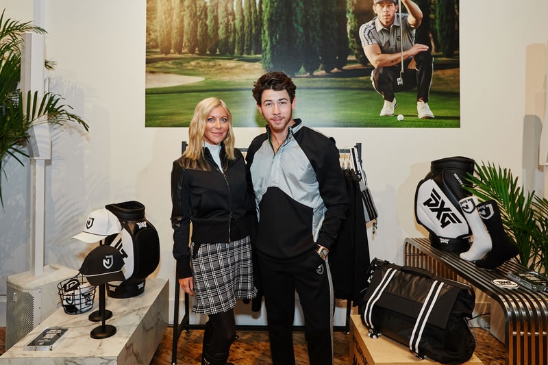 PXG Scottsdale National Golf Course Soho Pop-Up November 15 PXG x NJ Capsule Collection Apparel Singer Nick Jonas Trousers Sliders Polos Joggers