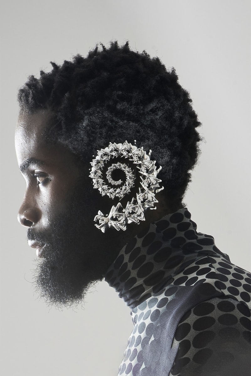 rohan mirza emerging designer interview artefact jewelry collection jean paul gaultier transhumanism robotics 