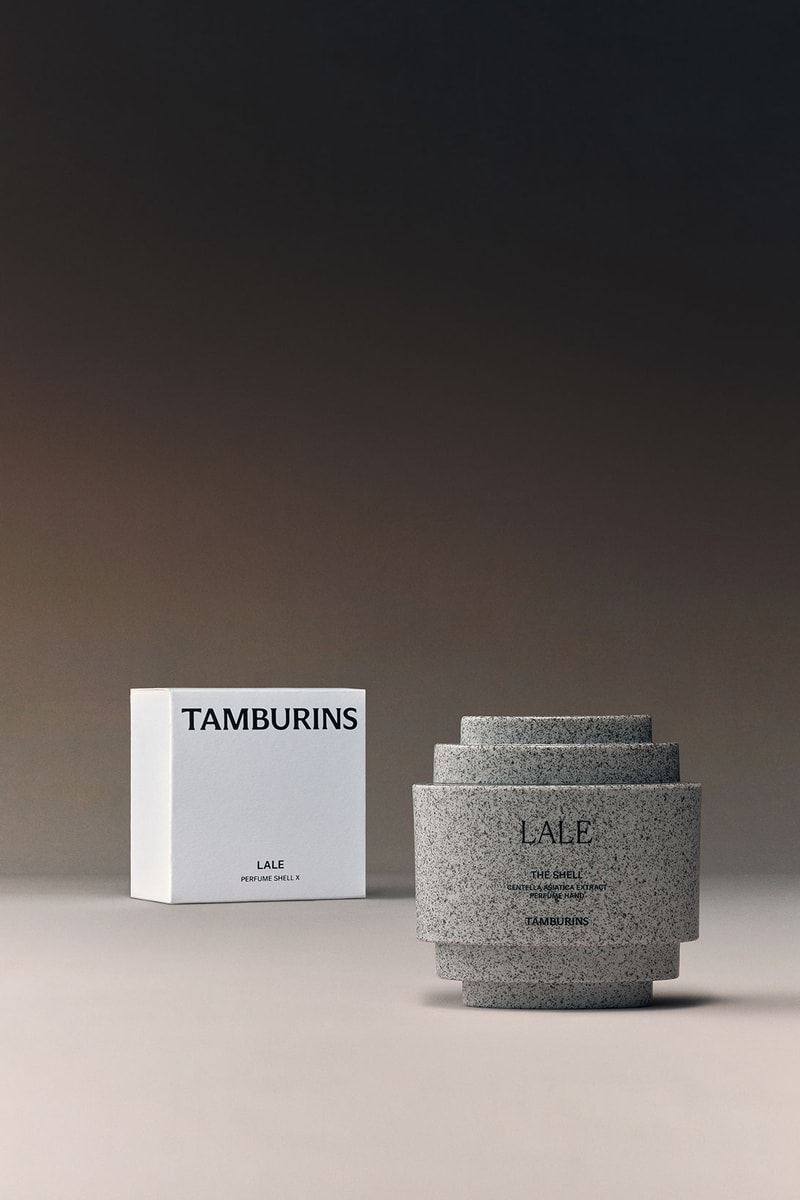 tamburins Perfume Shell X Cream Fragrance Chamo Berga Sandal Lale Campaign BLACKPINK Jennie Where to buy