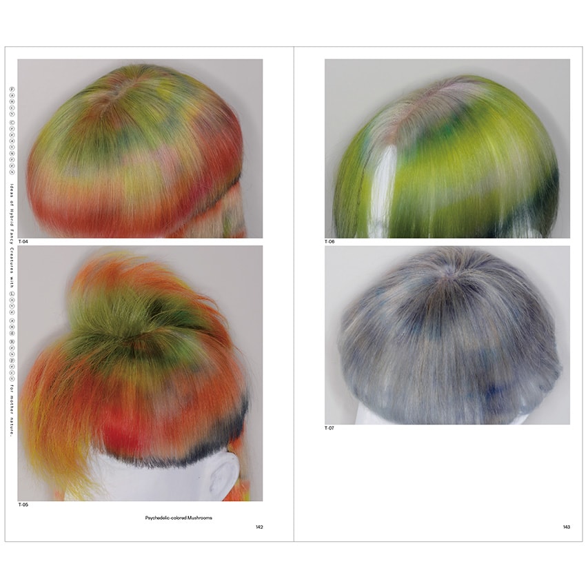 tomihiro kono hair beauty books exhibitions fancy creatures release bjork comme des garçons björk