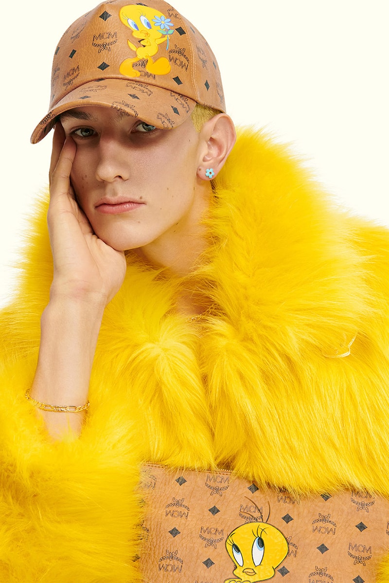 looney tunes mcm tweety bird animation children cartoons collectors items pop ups augmented reality collaboration hoodies t-shirts baseball caps sweaters