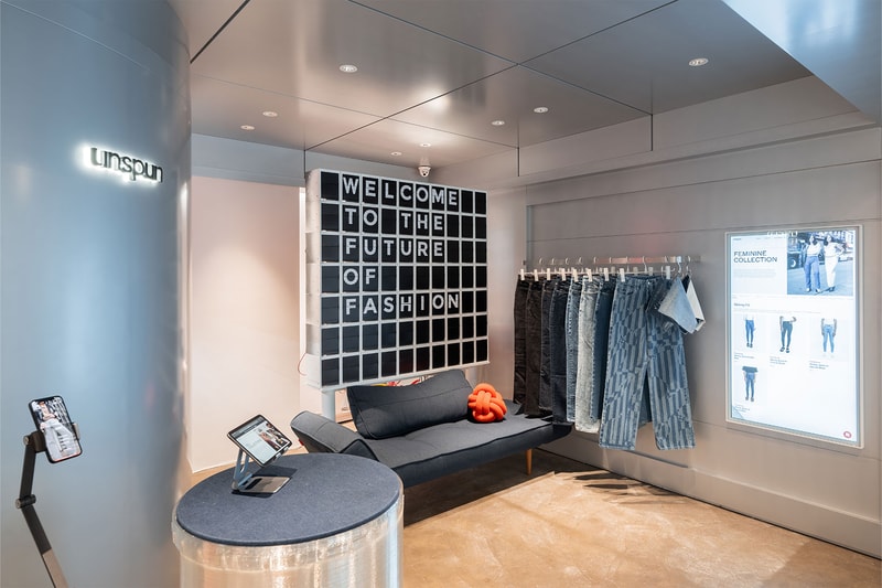 unspun Custom Denim 3D Scan Jeans Hong Kong Store Opening Location