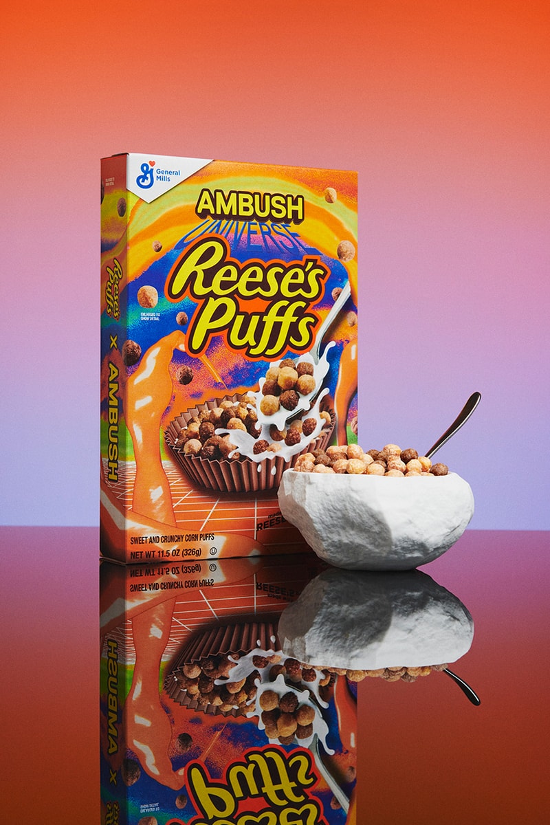 yoon ahn ambush reese's puffs cereal bowl silver chrome