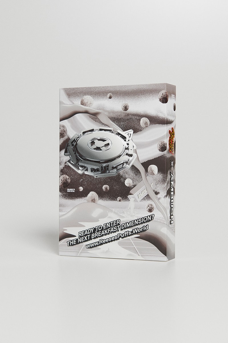 yoon ahn ambush reese's puffs cereal bowl silver chrome
