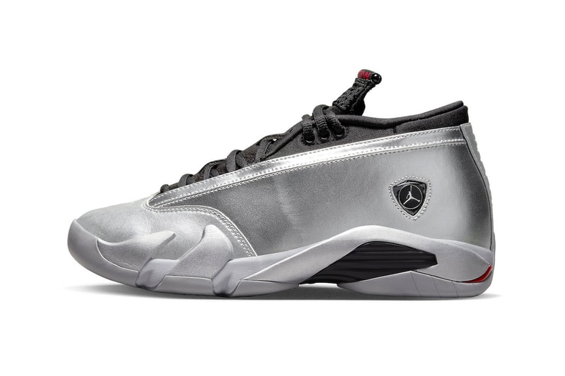 Air Jordan 14 Women's "Metallic Silver" Fire Red Wolf Grey Images Release Info