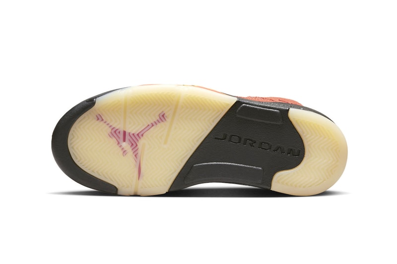 Nike Air Jordan 5 Mars for Her Womens Exclusive Martian Sunrise Fire Red Muslin Images Release