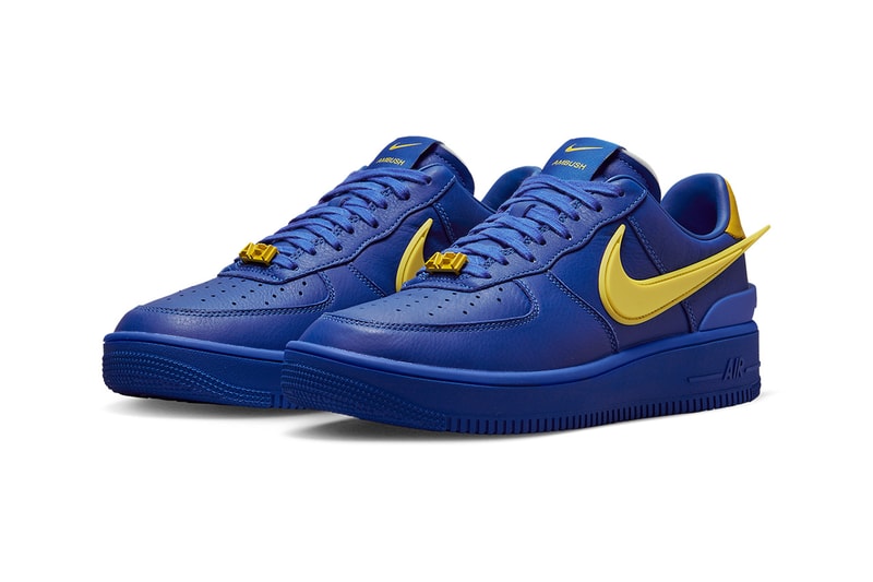 AMBUSH Nike Air Force 1 Low Official Images Release Date Game Royal Vivid Sulfur Sonic Info