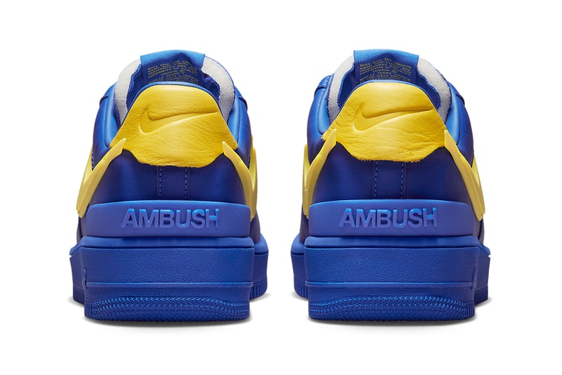 AMBUSH Nike Air Force 1 Low Official Images Release Date Game Royal Vivid Sulfur Sonic Info