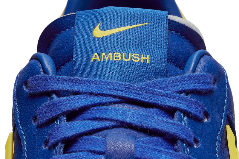AMBUSH Nike Air Force 1 Low Official Images Release Date Game Royal Vivid Sulfur Sonic Info