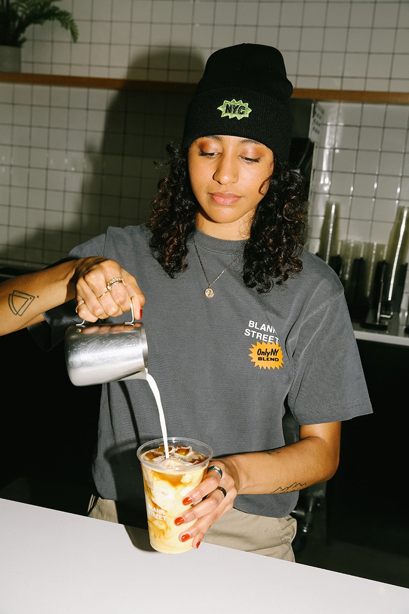 blank street coffee only ny limited-edition roast apparel collaboration tote bags t-shirts greenpoint
