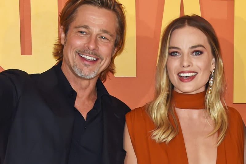Margot Robbie Reveals She Snuck an Unscripted Kiss With Brad Pitt on 'Babylon'