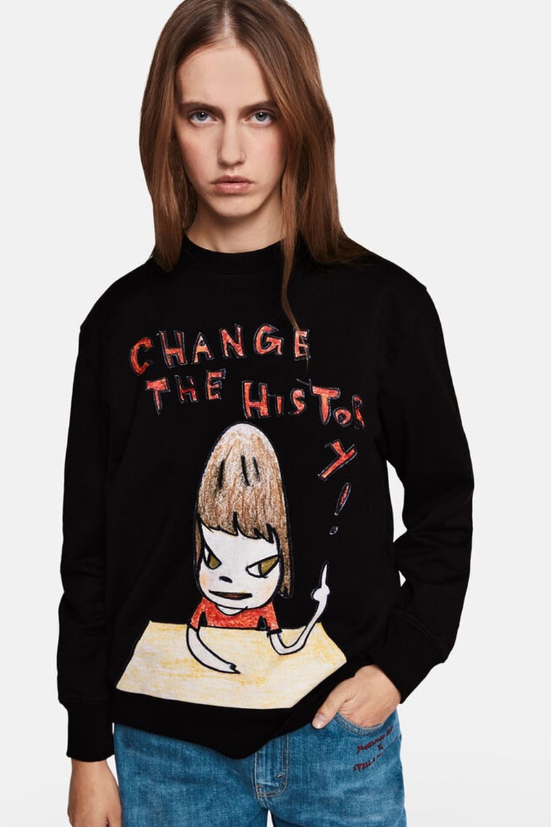 Yoshitomo Nara stella mccartney japan artist design art drawings slogans