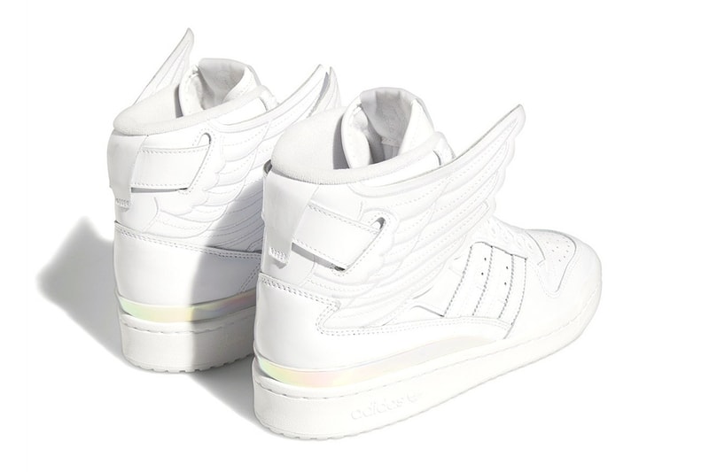 jeremy scott adidas forum wings high top sneaker black white opal