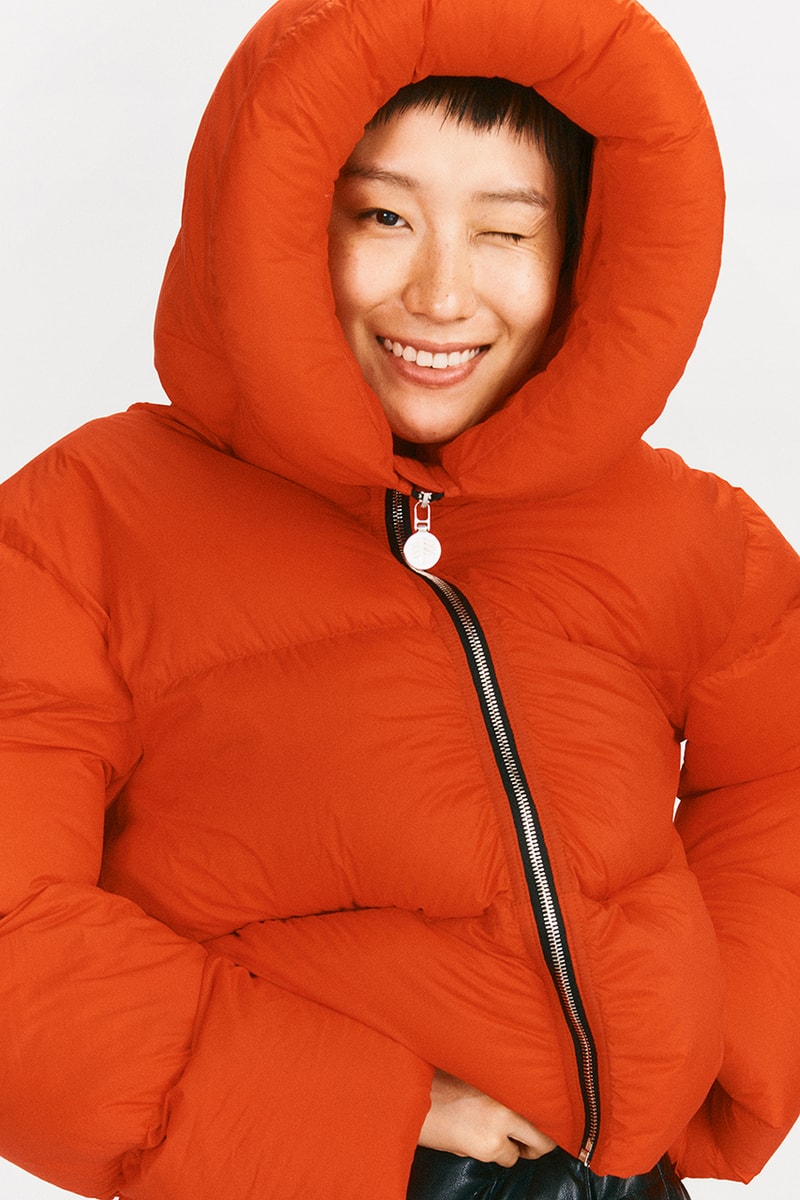 ienki ienki ukrainian brand fall winter 2023 collection campaign images outerwear knits coats puffer jackets 