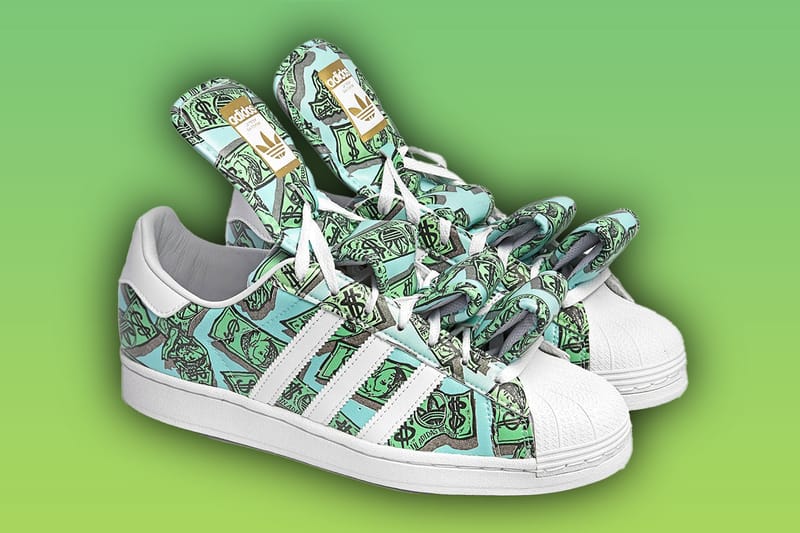 Jeremy Scott Gives the adidas Originals Superstar a "Money" Makeover
