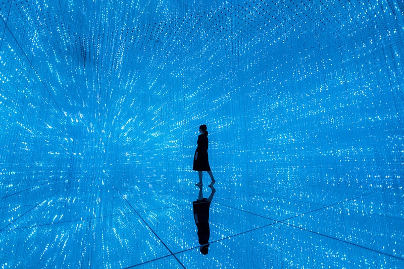 teamlab tokyo art exhibition water garden food
