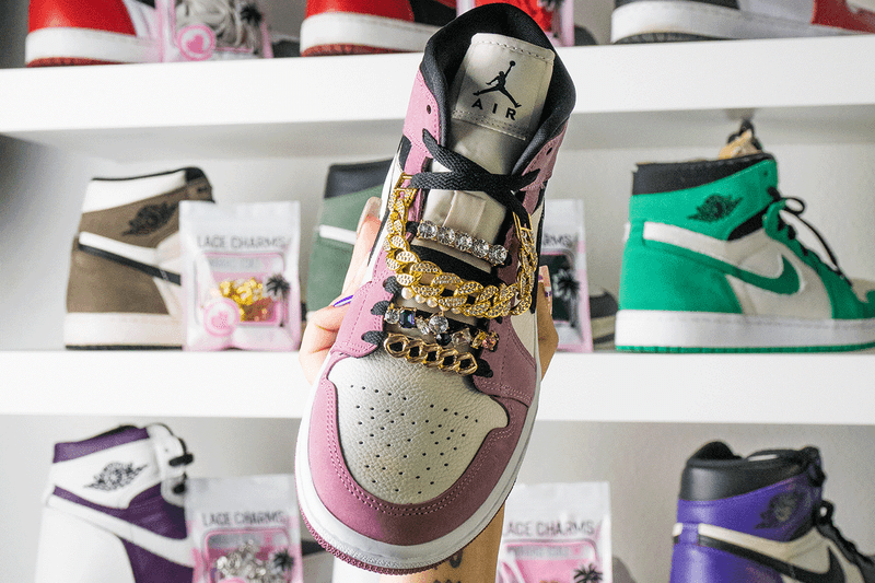 Lace Charms Womens Sneakers Nike Air Jordan Adidas Melody Eshani 