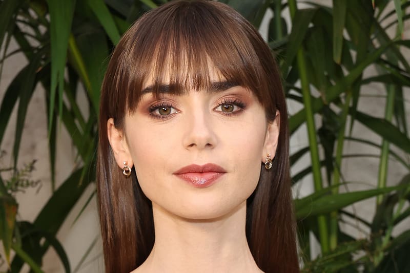 Lily Collins Gives a Lesson on How to Properly Rock "Mullet Bangs"