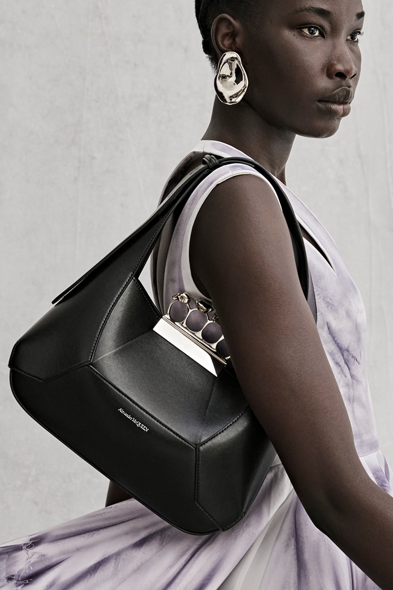 alexander mcqueen mini backpack silver Crystal Jewelled style writing and the recognizable skull hardware McQ Alexander McQueen Silver Mini