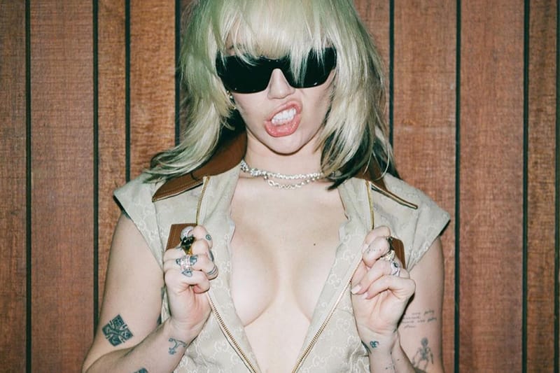 Miley Cyrus Is in Her "Garage Glam" Era With Exposed Statement Roots