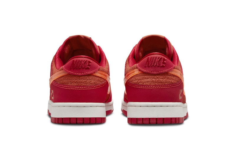 Nike Dunk Low ATL University Red Bright Crimson Orange Release Date Images