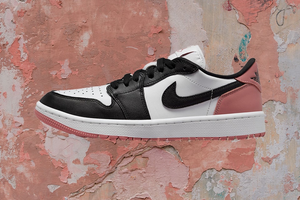 Mens Size 9.5 Nike Golf Shoes Air Jordan 1 Retro Low G Rust Pink Spikeless auth Jordan 1 Retro Low Golf Rust Pink Men main image 4