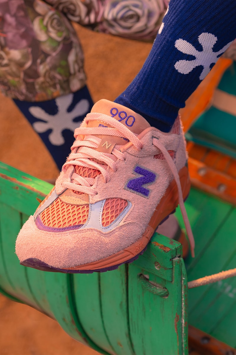 Salehe Bembury New Balance 990v2 Sand Be the Time Collab Release Date Images