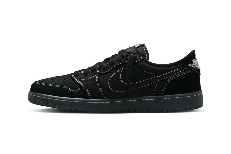Travis Scott's Air Jordan 1 Low "Black Phantom" Is Here
