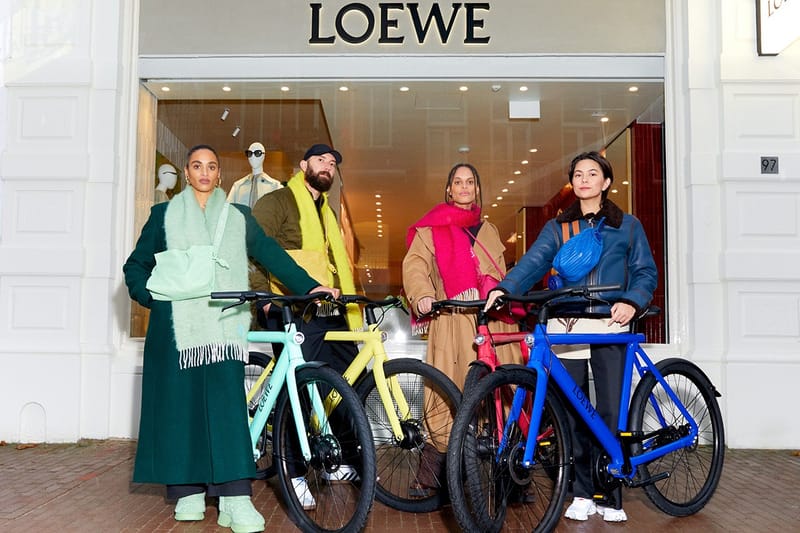 VanMoof Creates Promotional S3 E-bikes To Celebrate LOEWE's Amsterdam Flagship Store