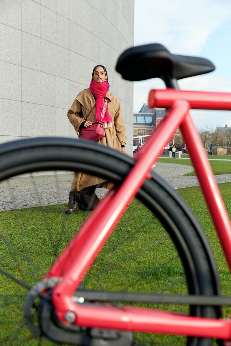 vanmoof s3 e-bikes loewe amsterdam flagship store handbags leather accessories 