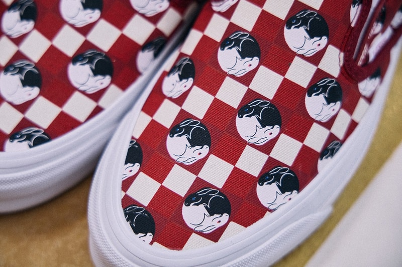 vault by vans billy chinese new year year of the rabbit slip ons footwear
