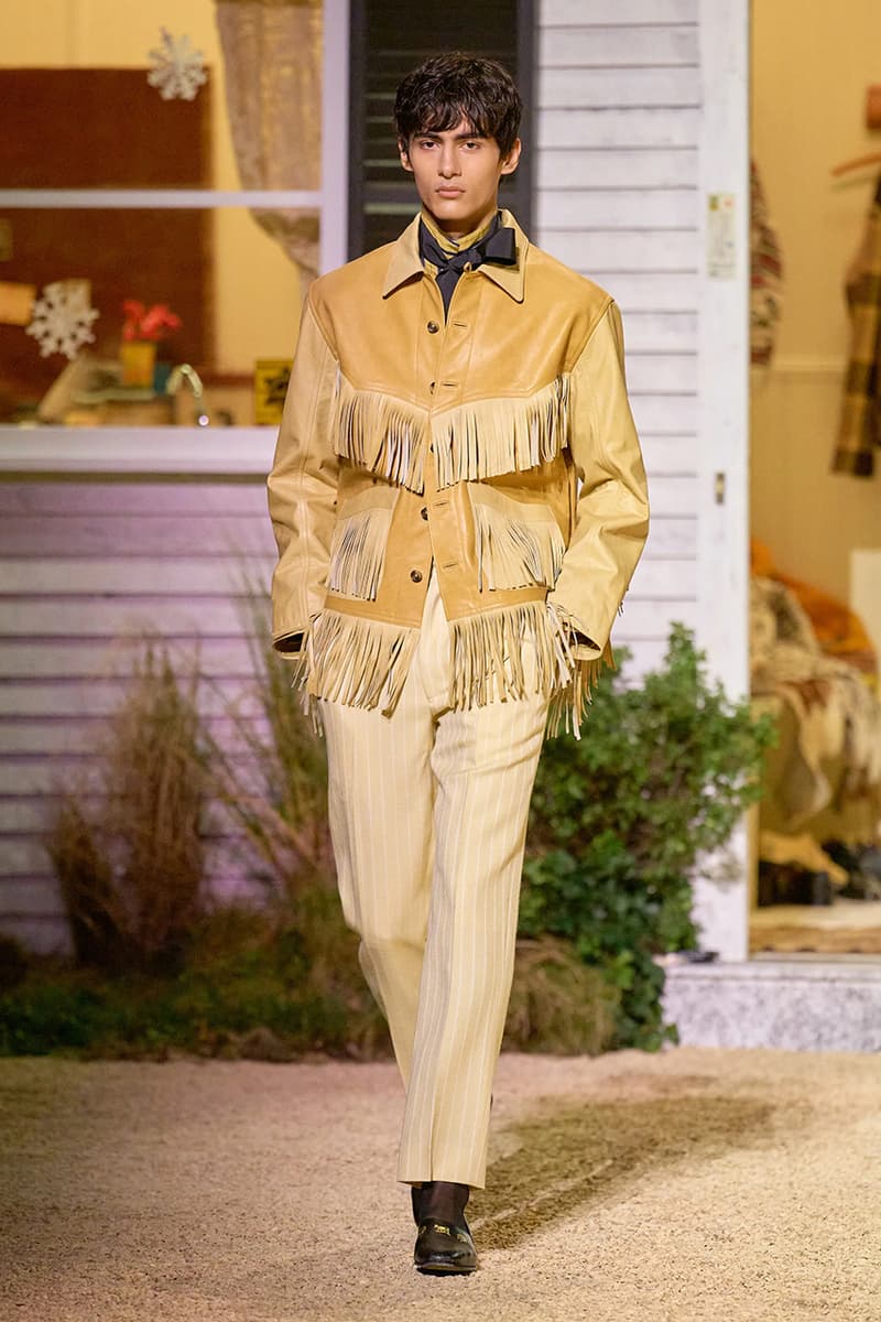 BODE fall winter men's paris fashion week emily bode runway