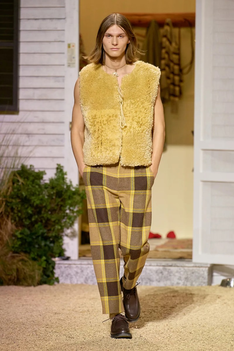 BODE fall winter men's paris fashion week emily bode runway