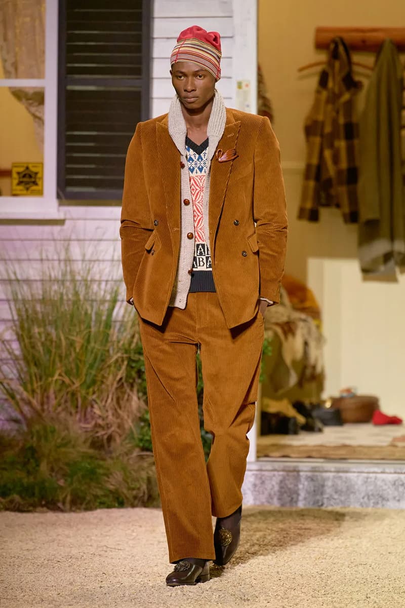 BODE fall winter men's paris fashion week emily bode runway