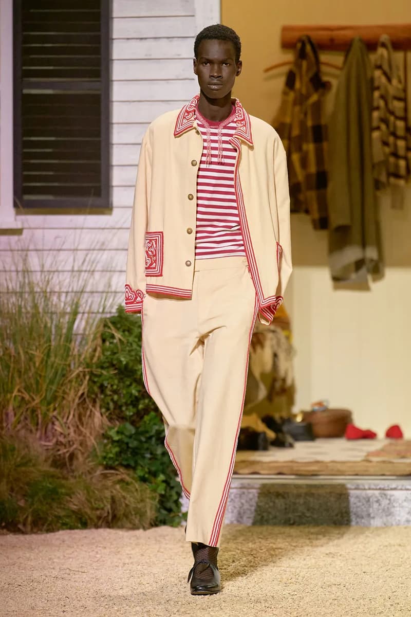 BODE fall winter men's paris fashion week emily bode runway