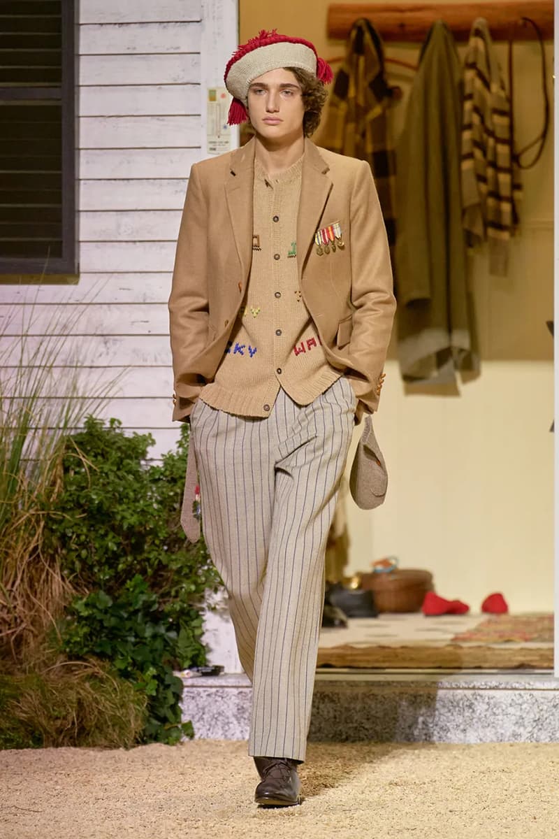 BODE fall winter men's paris fashion week emily bode runway