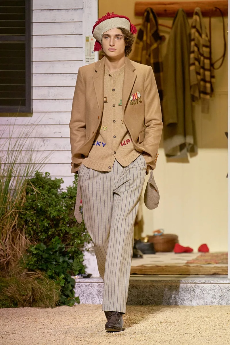 BODE fall winter men's paris fashion week emily bode runway